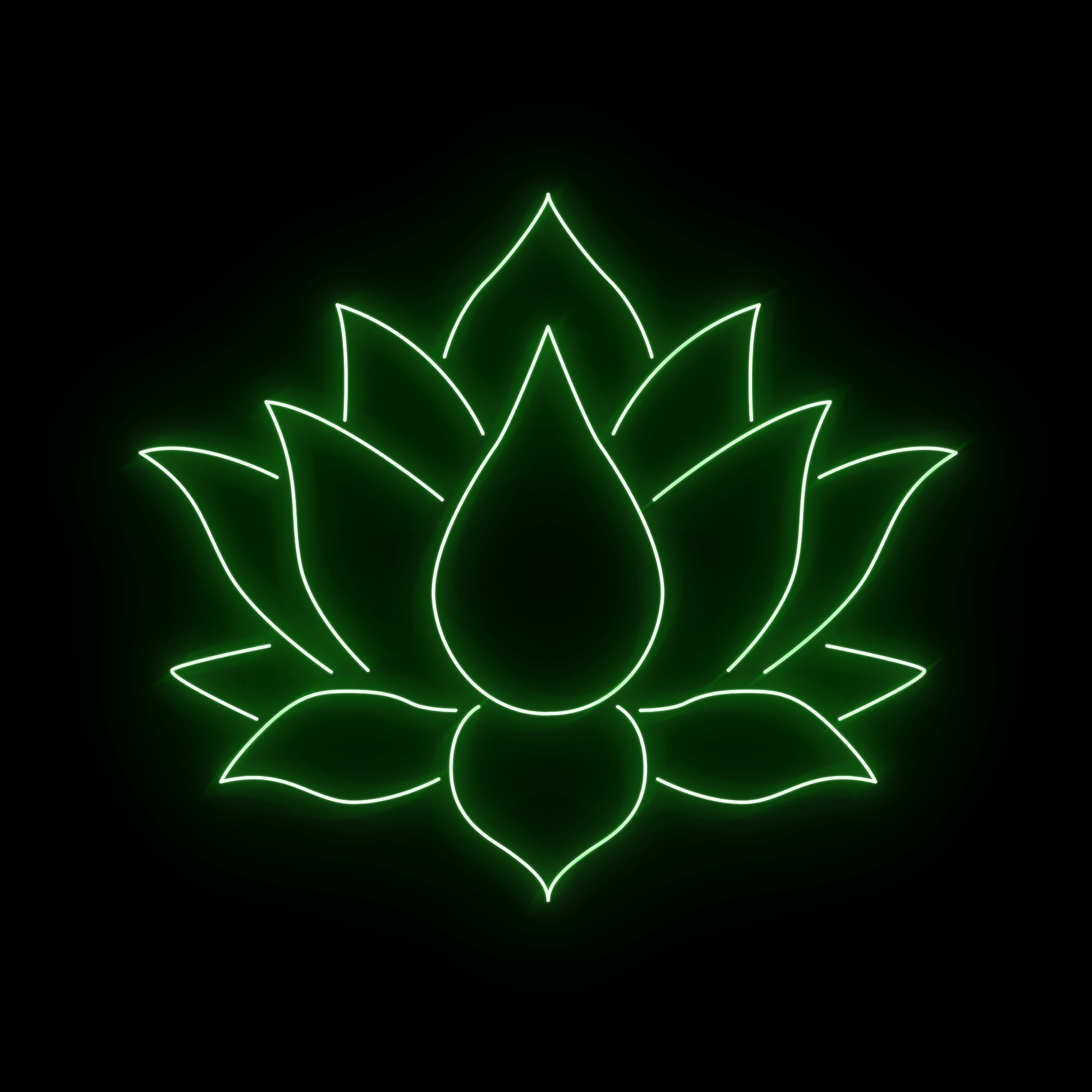 Lotus Yoga Neon Sign