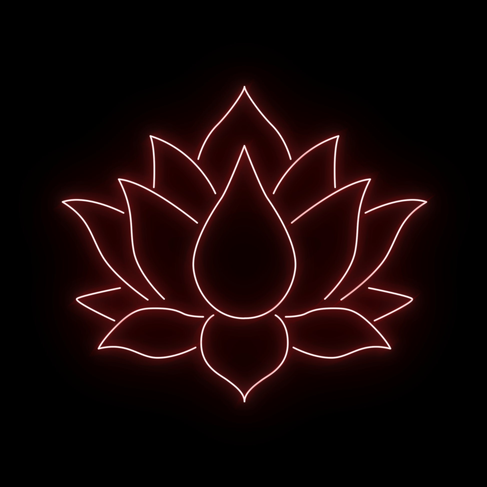 Lotus Yoga Neon Sign
