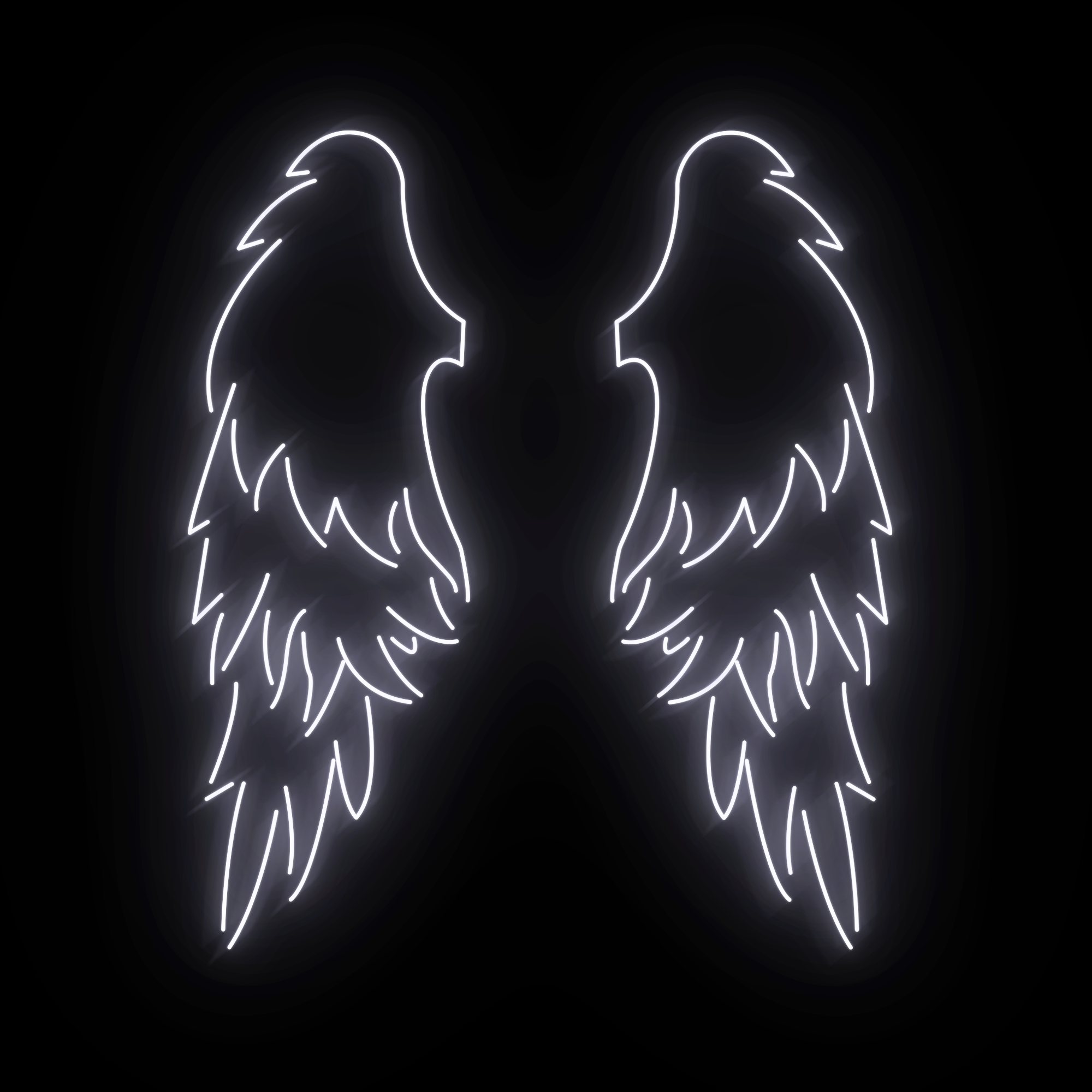 Angel Wings LED neon sign