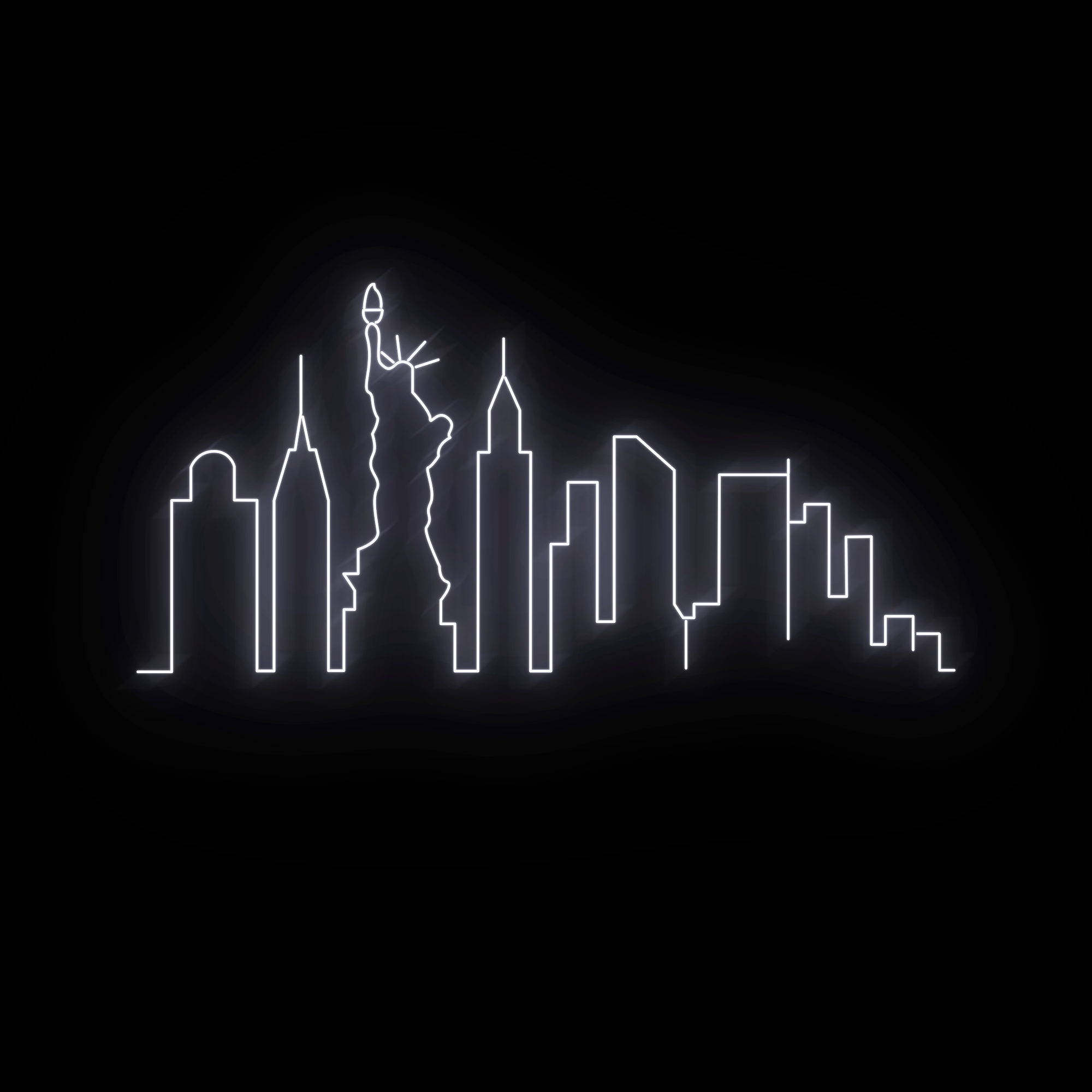 Skyline NYC Neon Sign