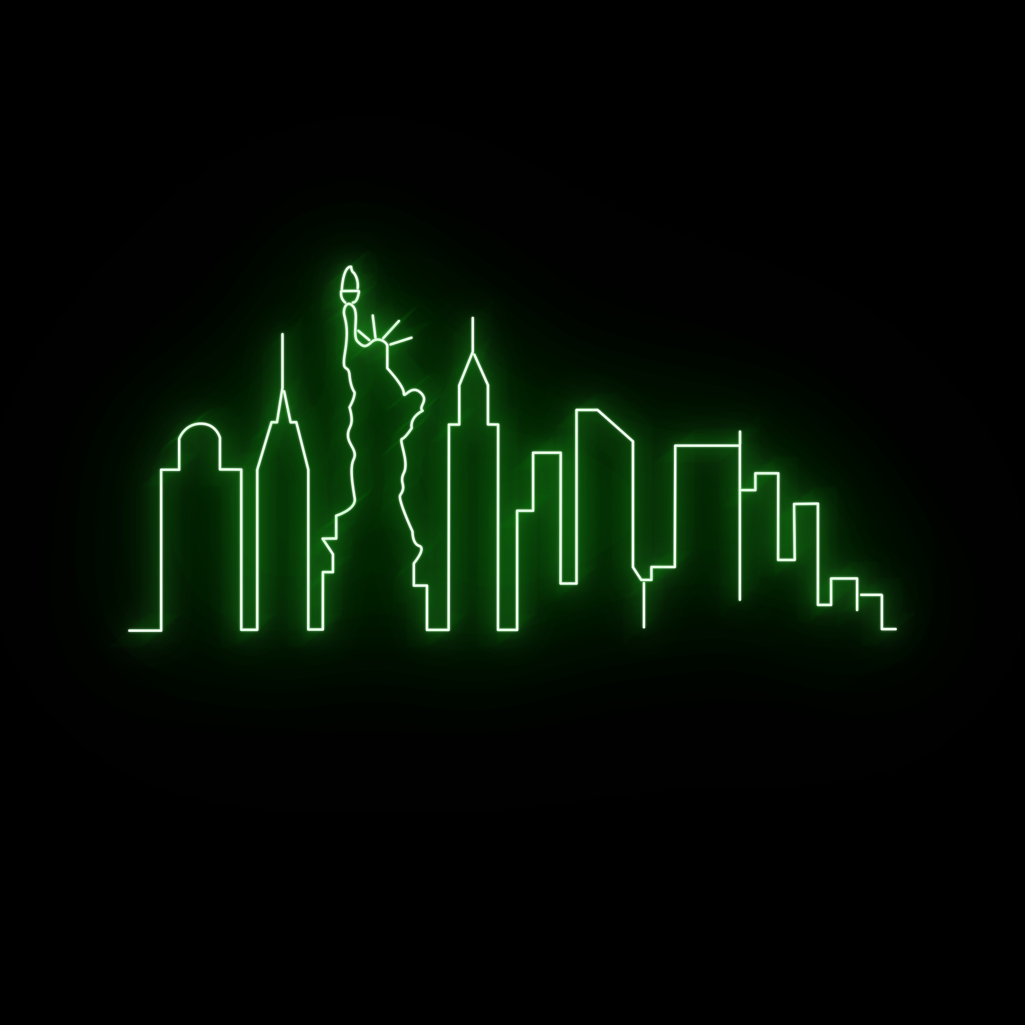 Skyline NYC Neon Sign