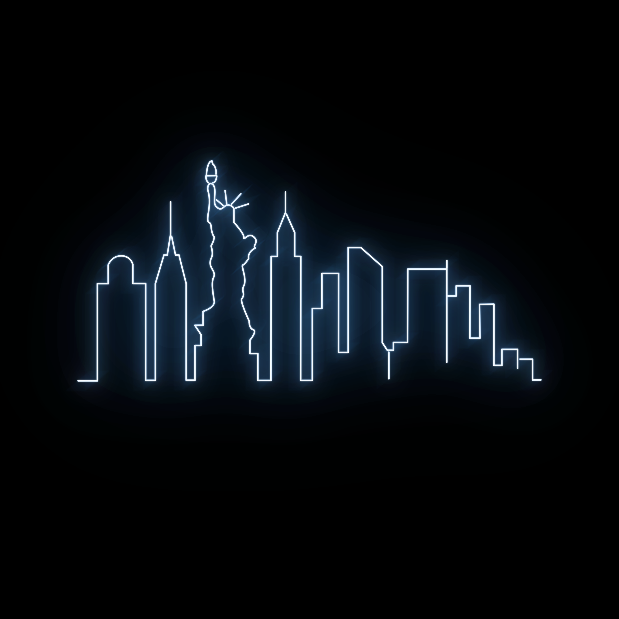 Skyline NYC Neon Sign