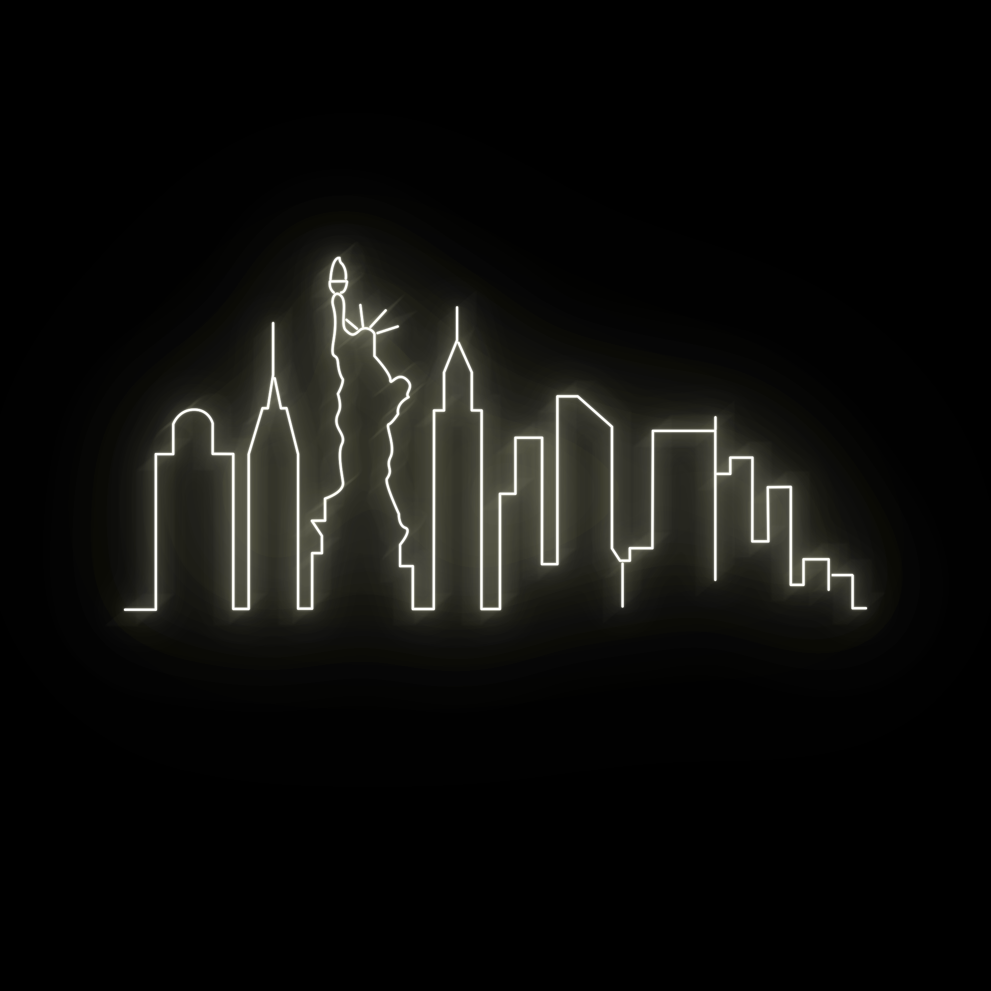 Skyline NYC Neon Sign