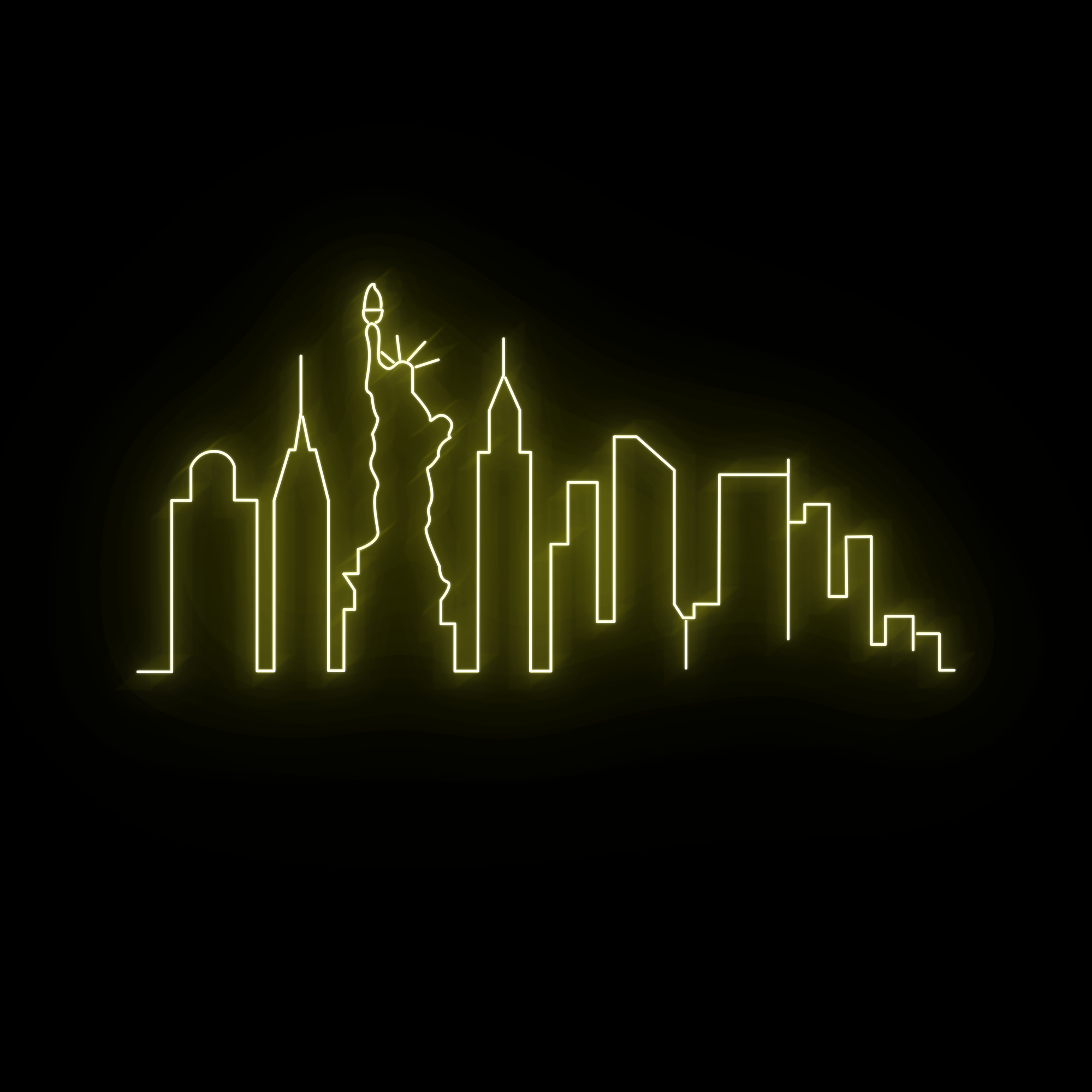 Skyline NYC Neon Sign