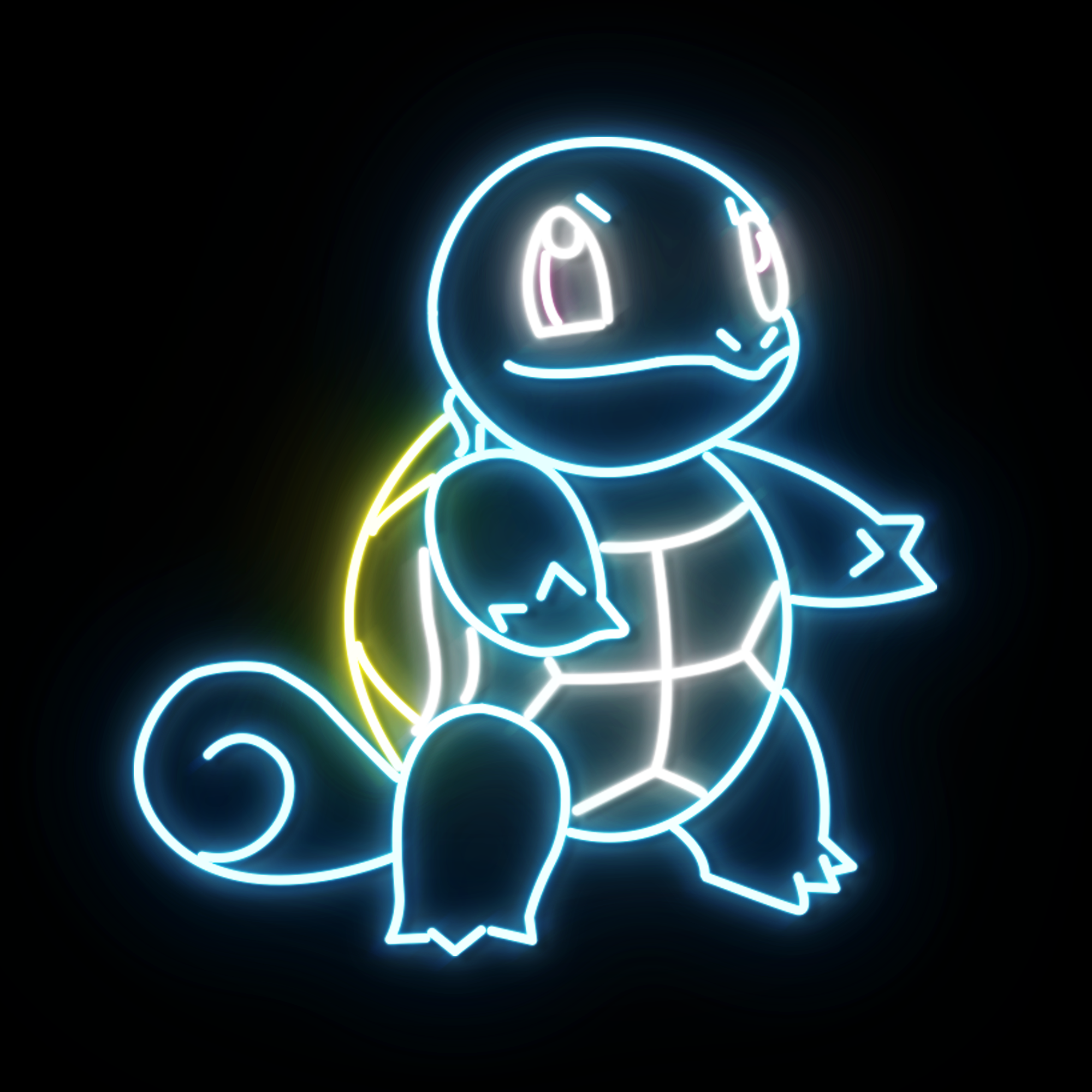 Squirtle Gamer Neon Sign