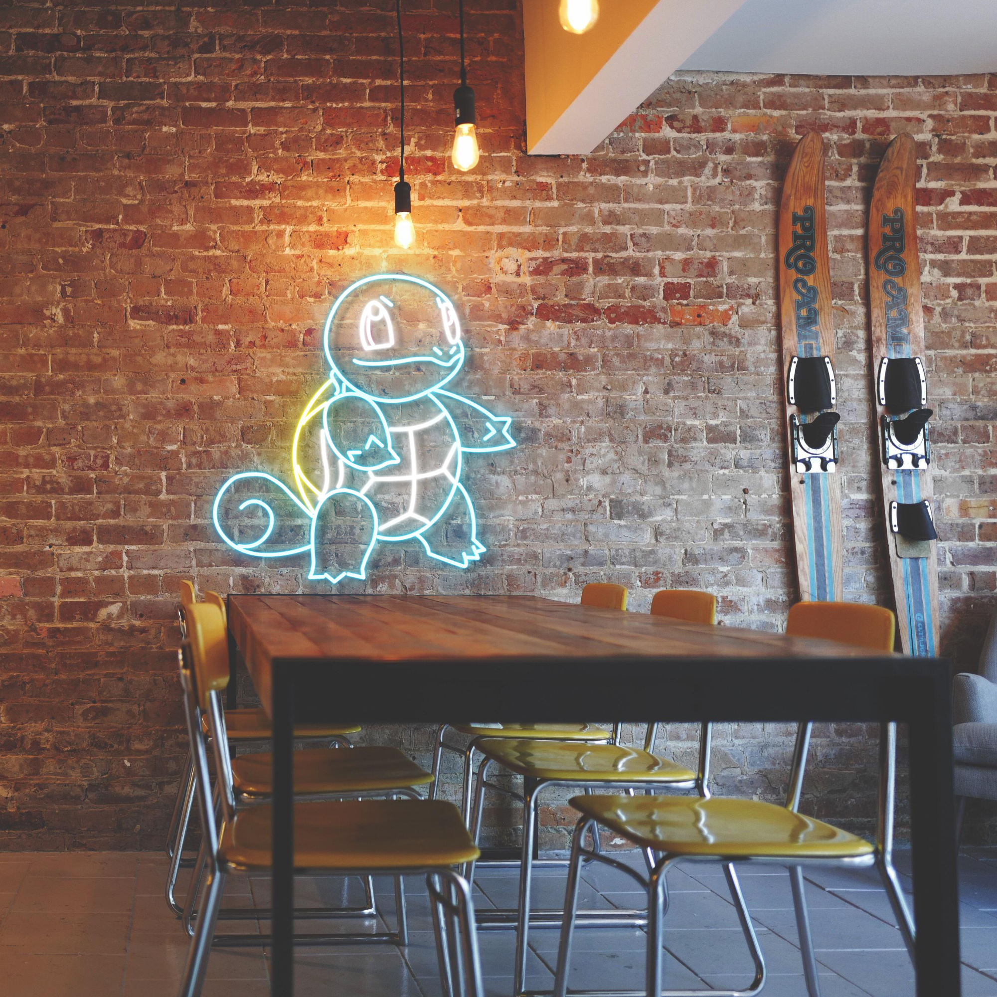 Squirtle Gamer Neon Sign