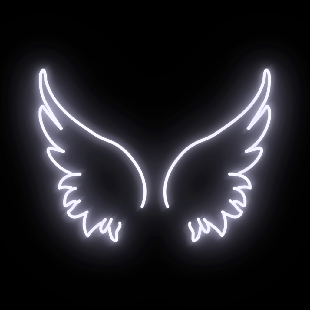 Angel Wings LED Neon Sign
