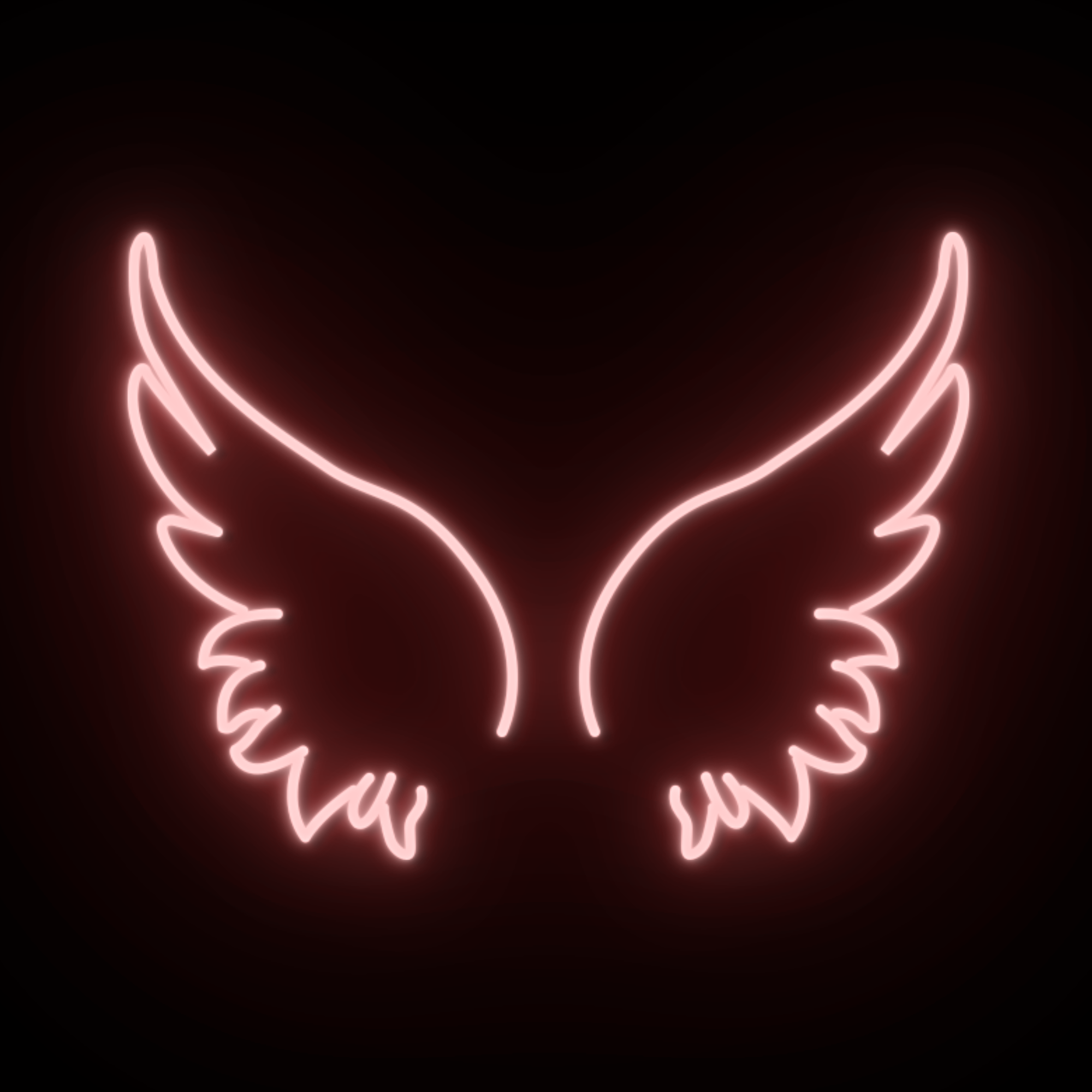 Angel Wings LED Neon Sign