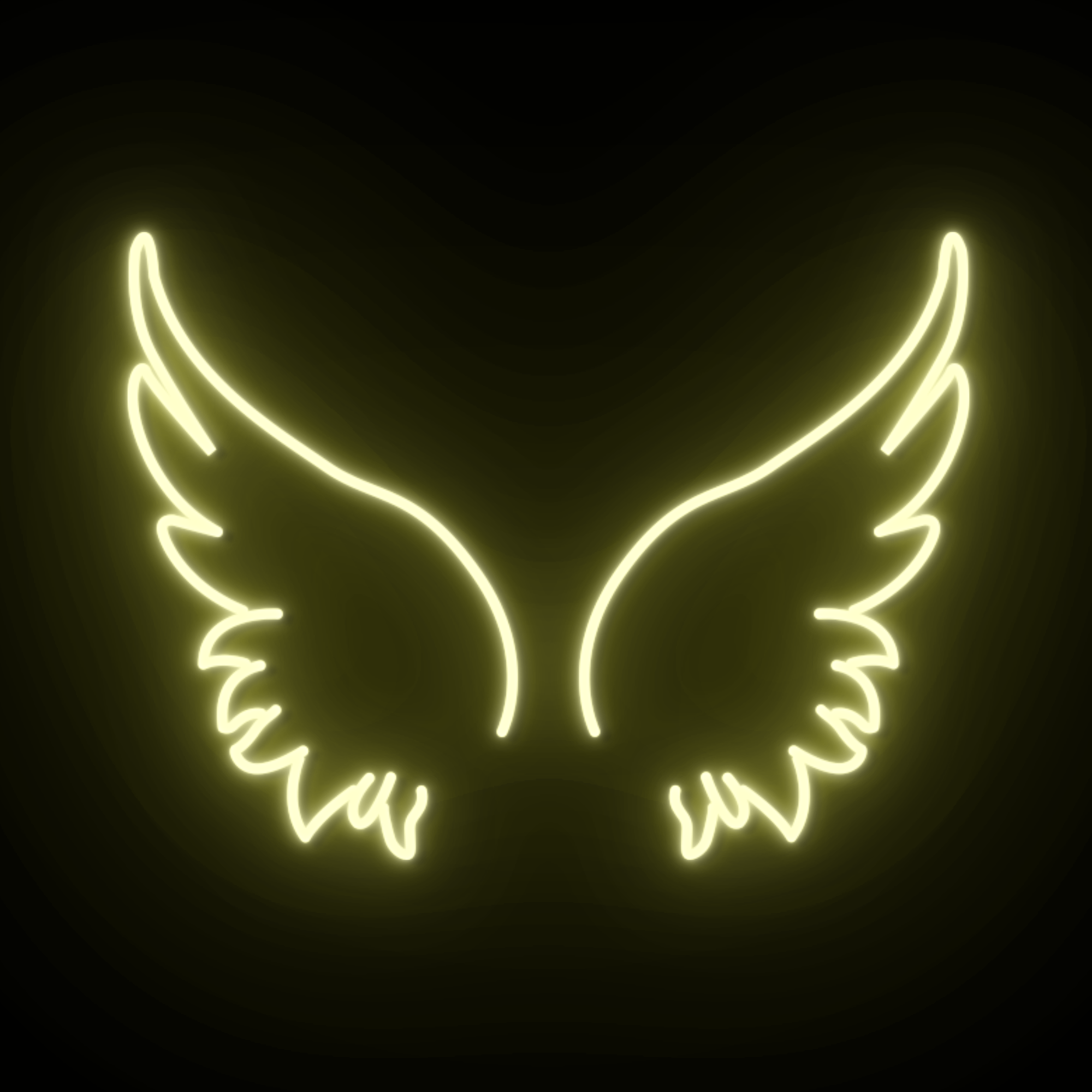 Angel Wings LED Neon Sign