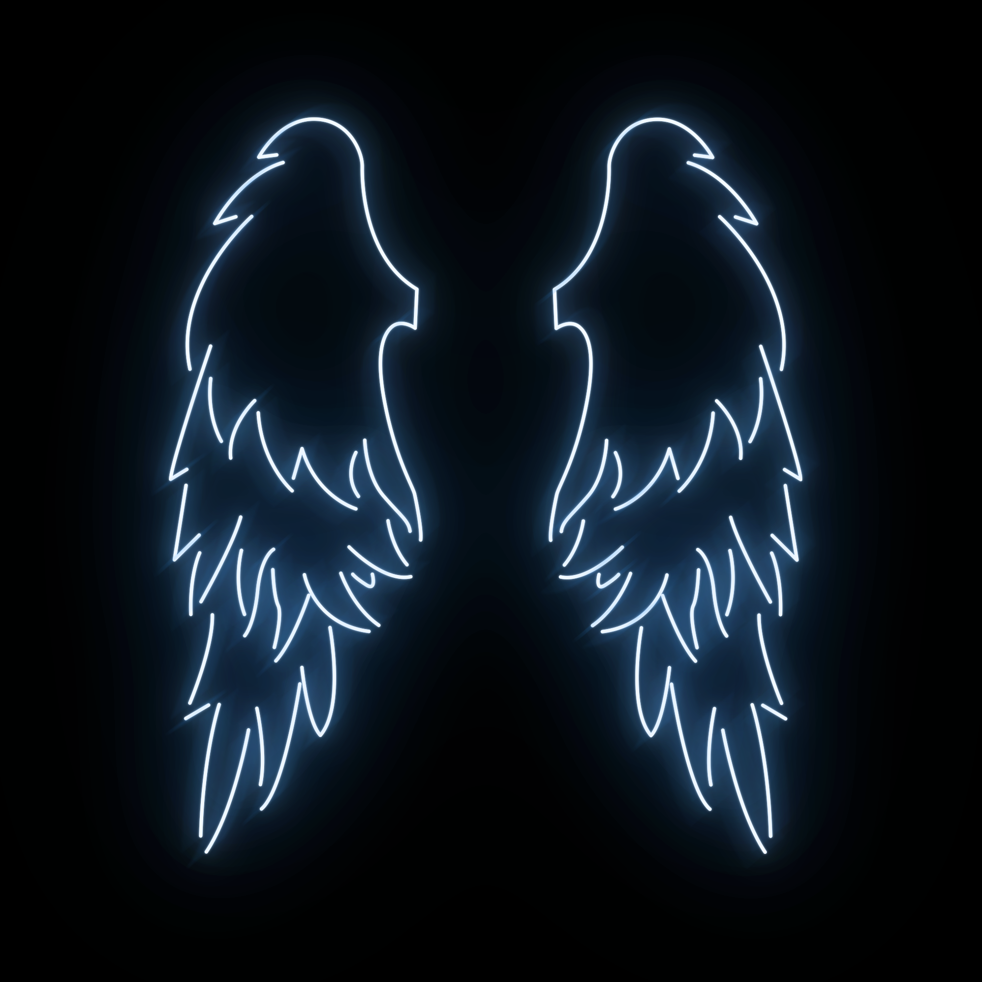 Angel Wings Large LED Neon Sign
