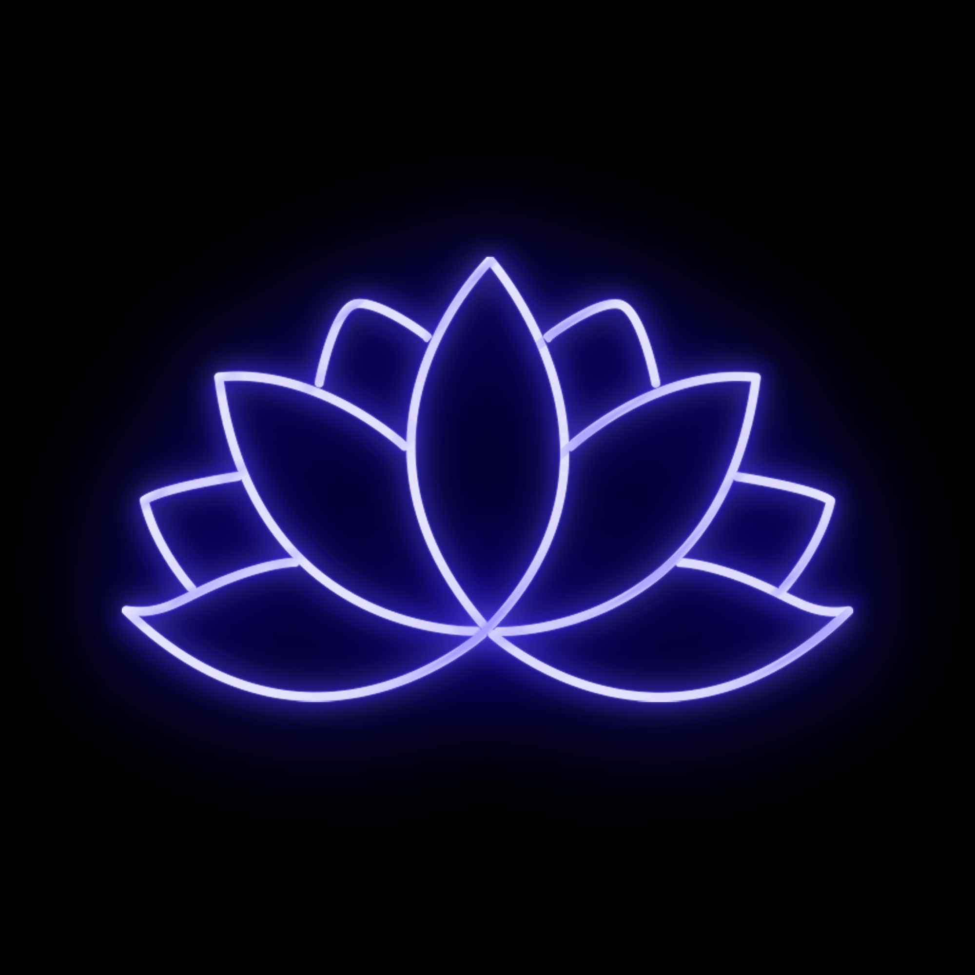 Lotus Wellness Yoga Neon Sign