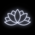 Lotus Wellness Yoga Neon Sign