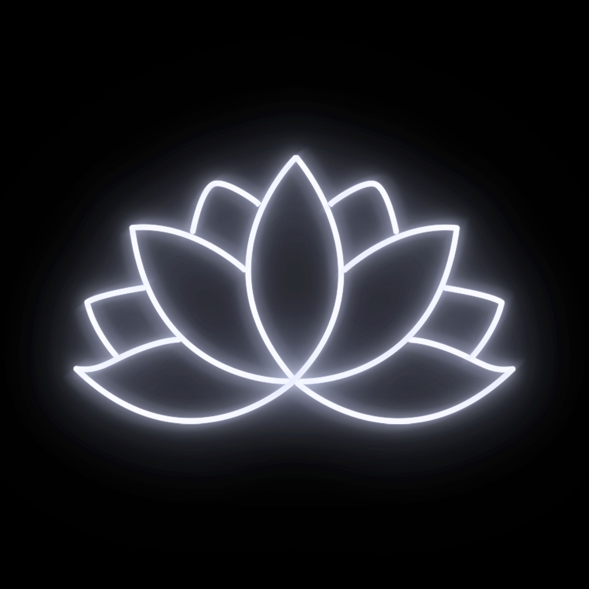 Lotus Wellness Yoga Neon Sign