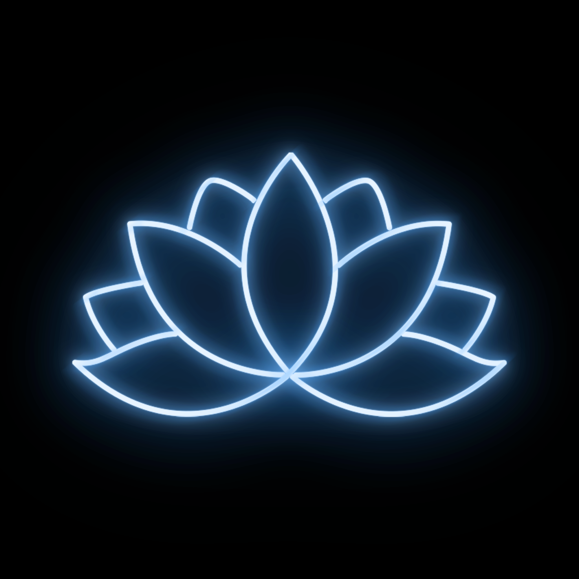 Lotus Wellness Yoga Neon Sign