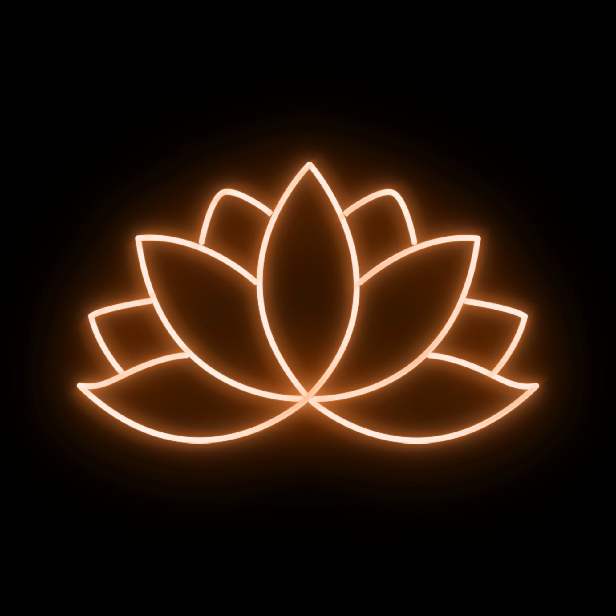 Lotus Wellness Yoga Neon Sign