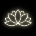Lotus Wellness Yoga Neon Sign