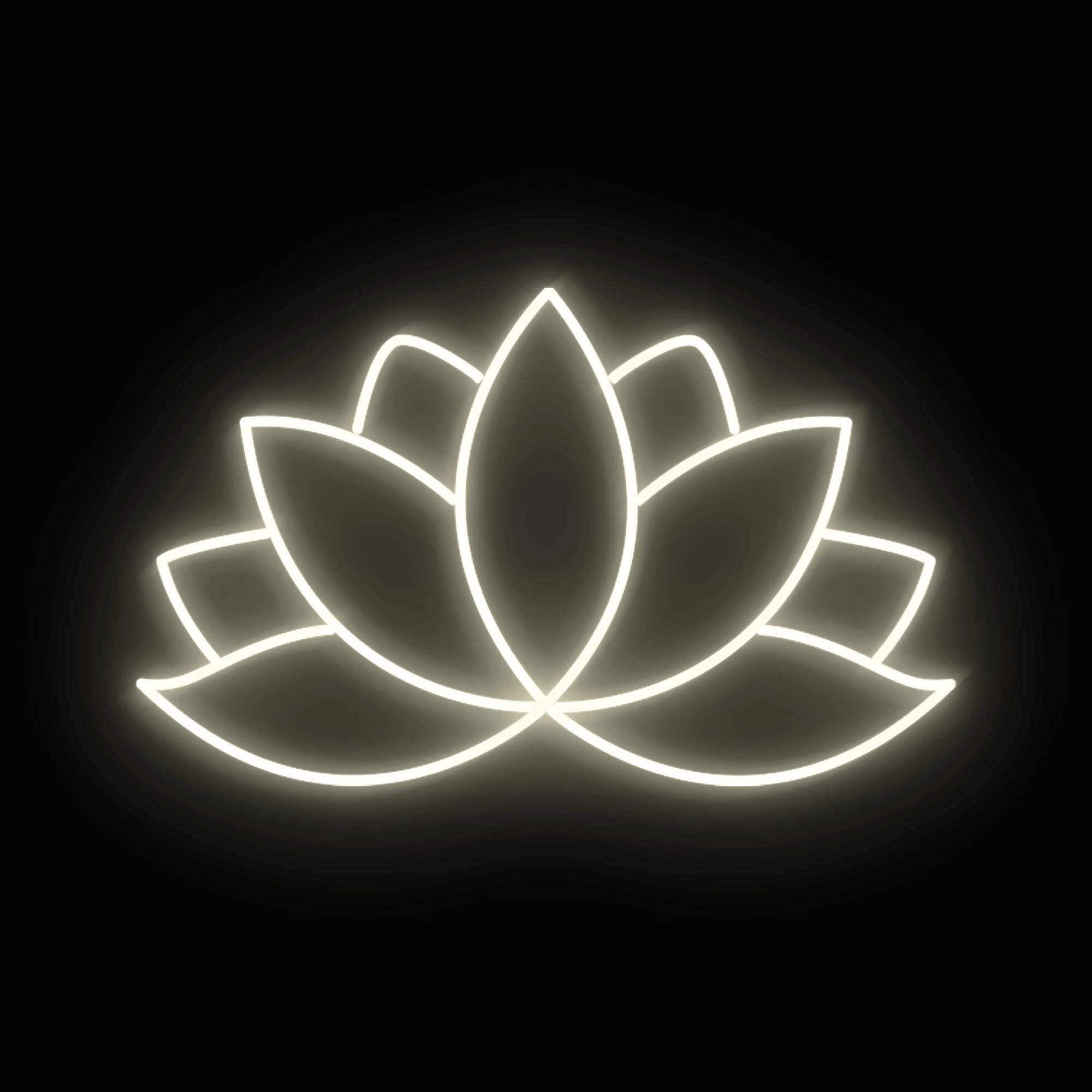 Lotus Wellness Yoga Neon Sign