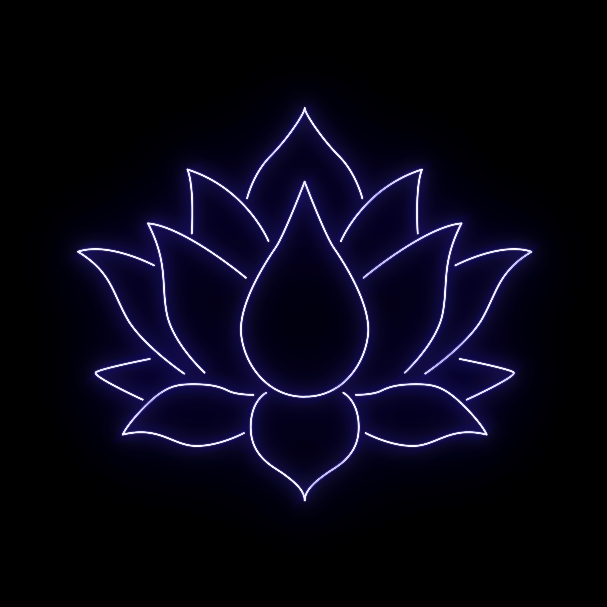 Lotus Yoga Neon Sign