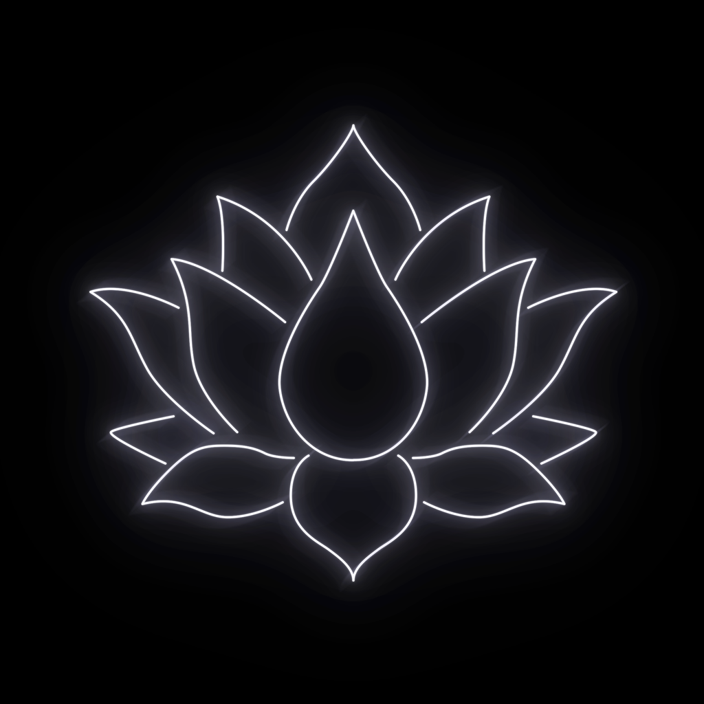 Lotus Yoga Neon Sign