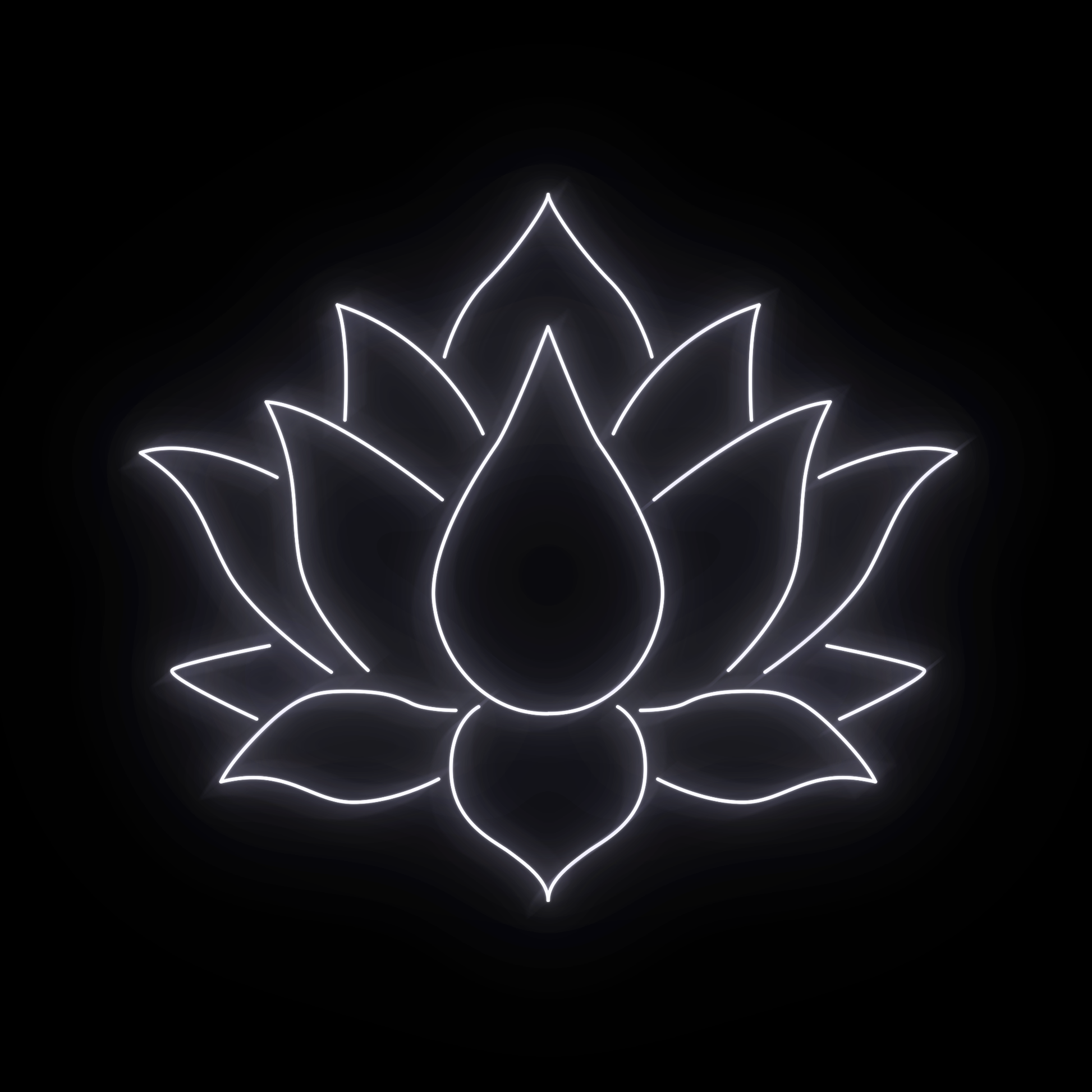 Lotus Yoga Neon Sign