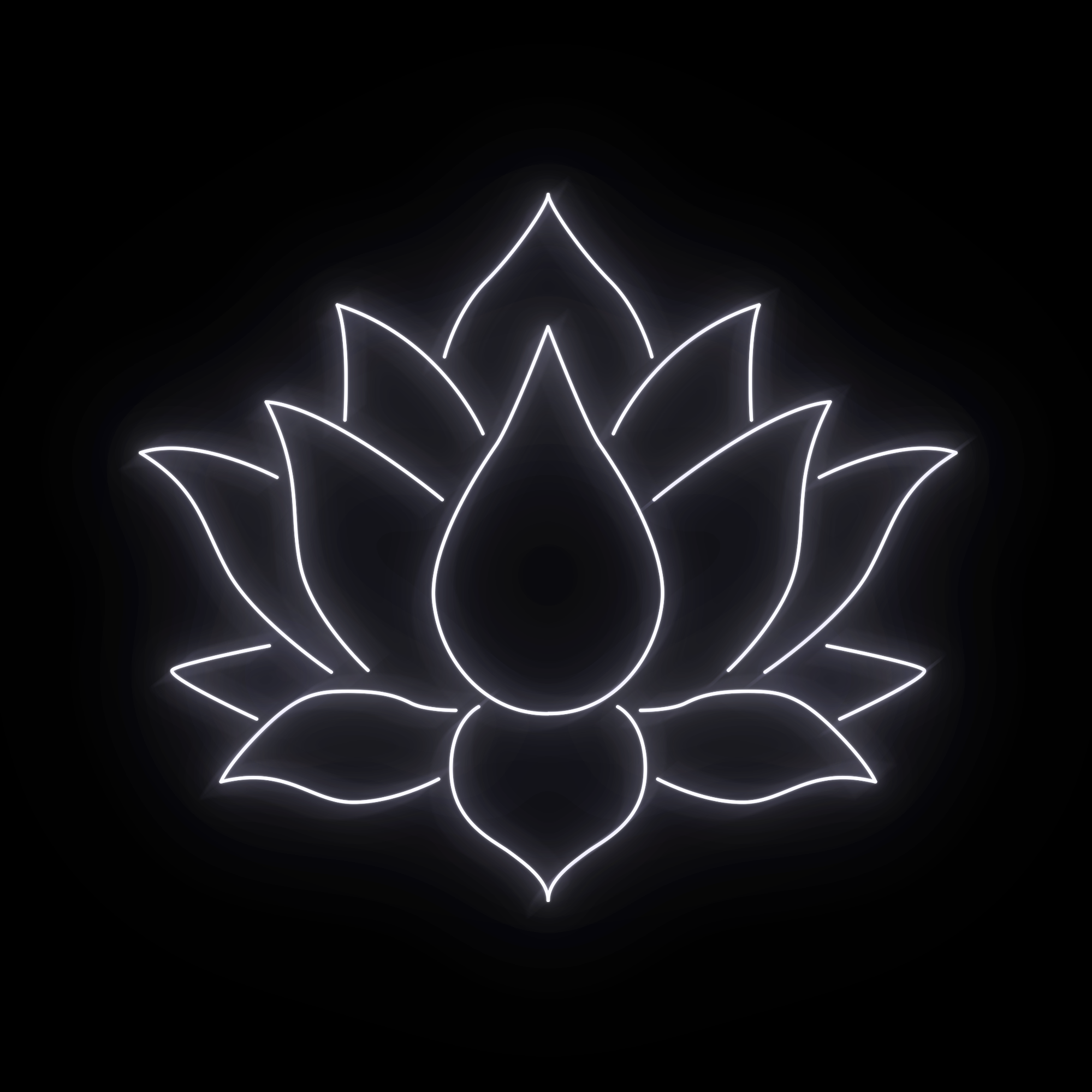 Lotus Yoga Neon Sign