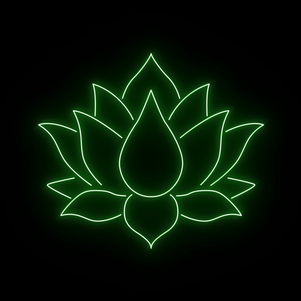 Lotus Yoga Neon Sign