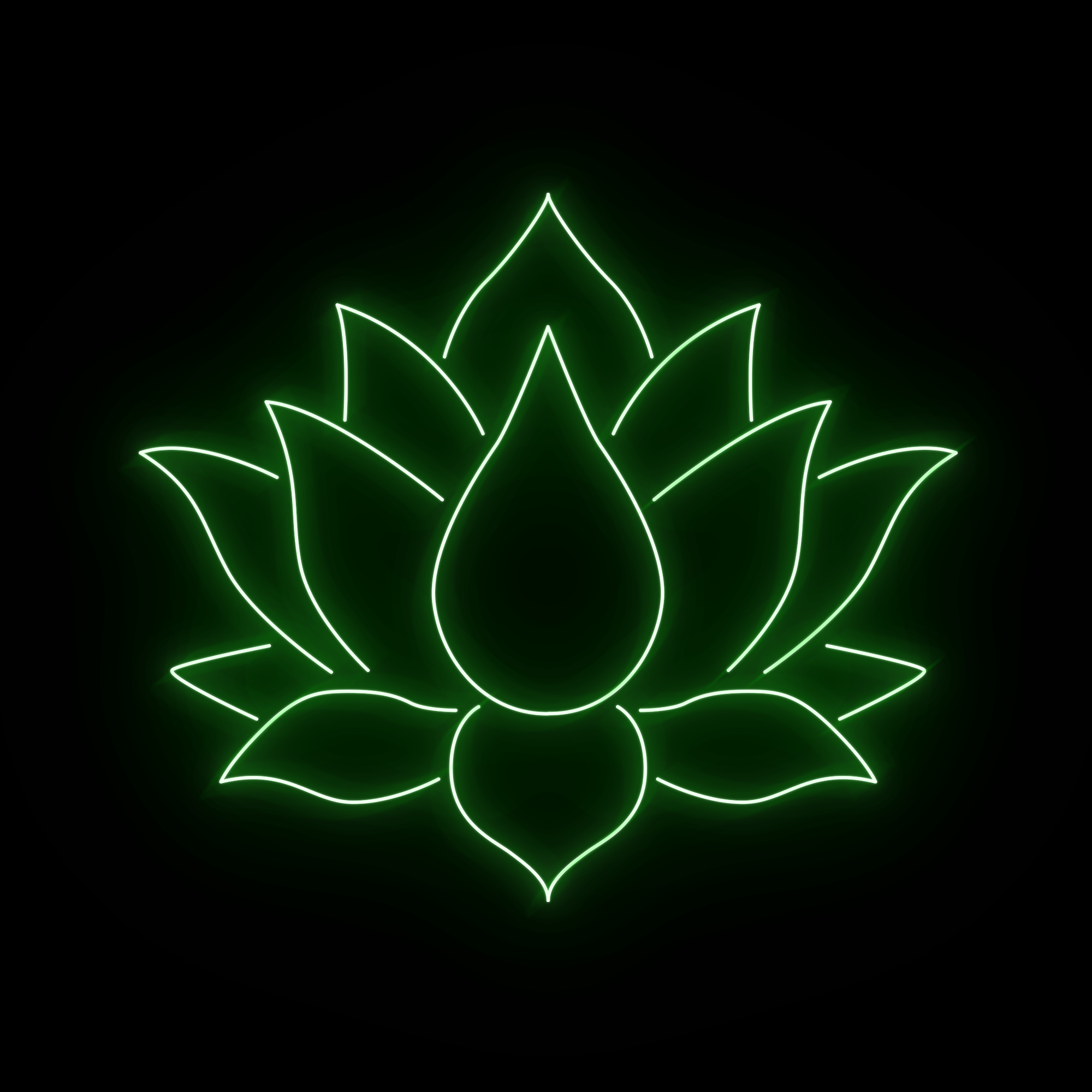 Lotus Yoga Neon Sign
