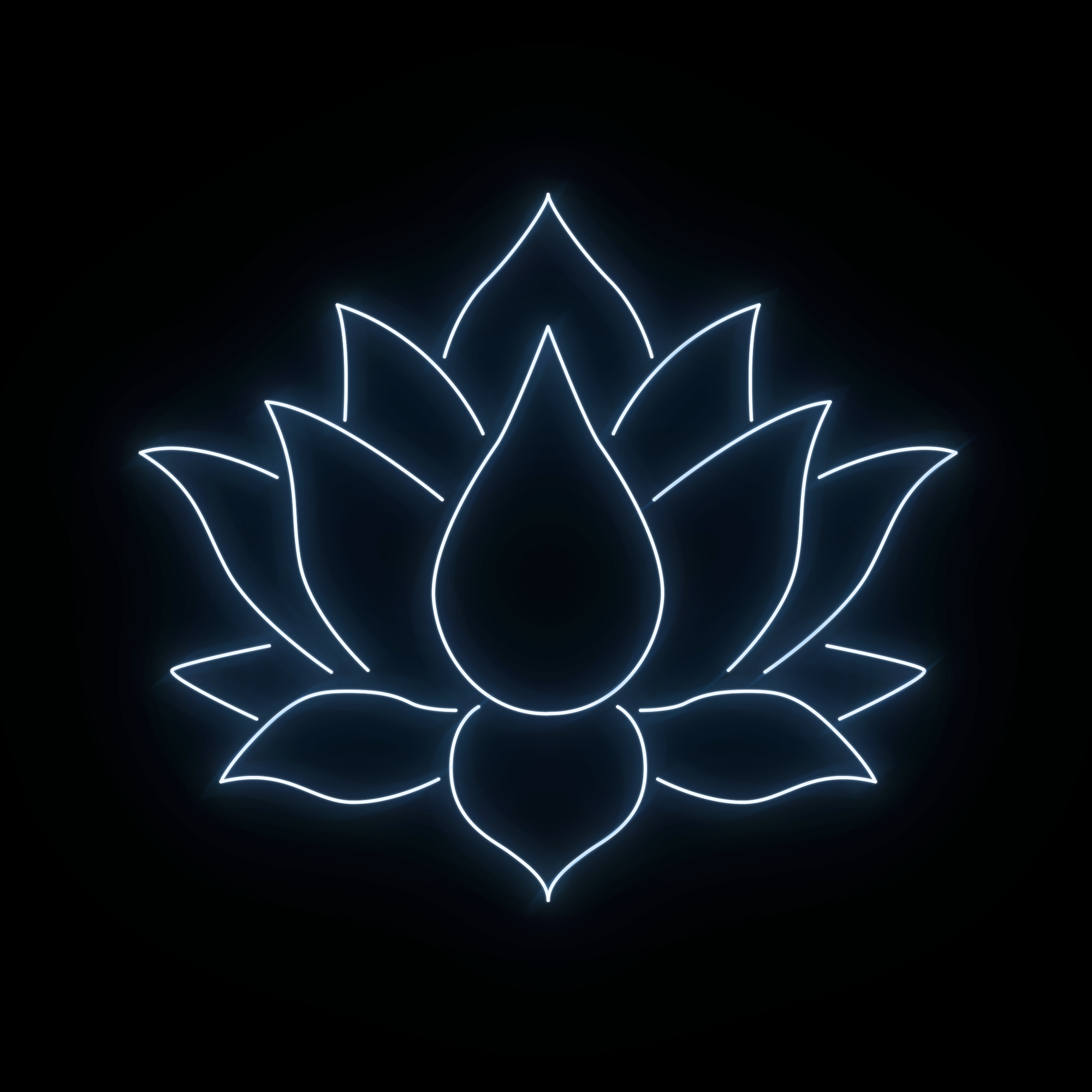 Lotus Yoga Neon Sign