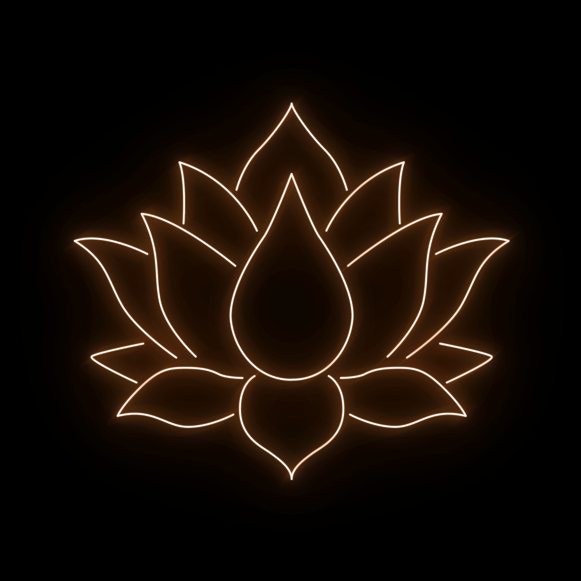 Lotus Yoga Neon Sign