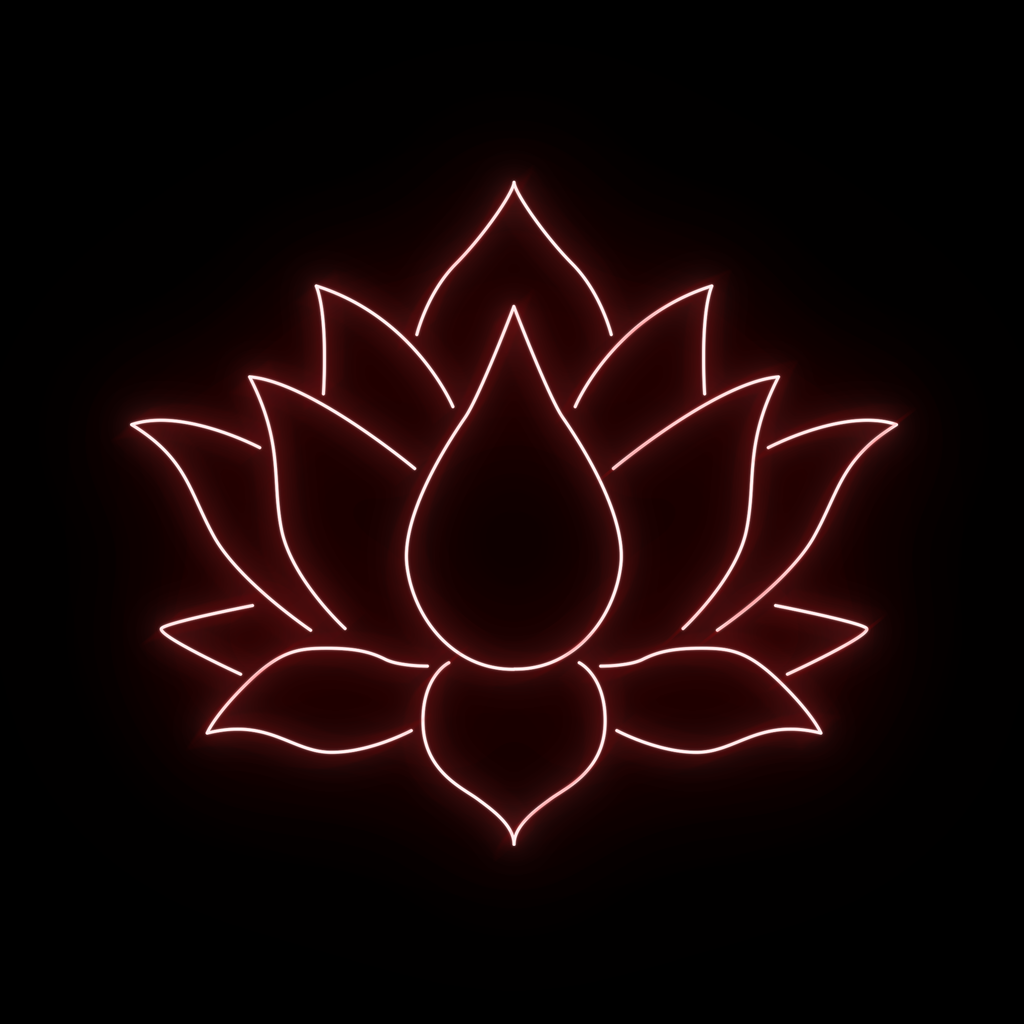 Lotus Yoga Neon Sign