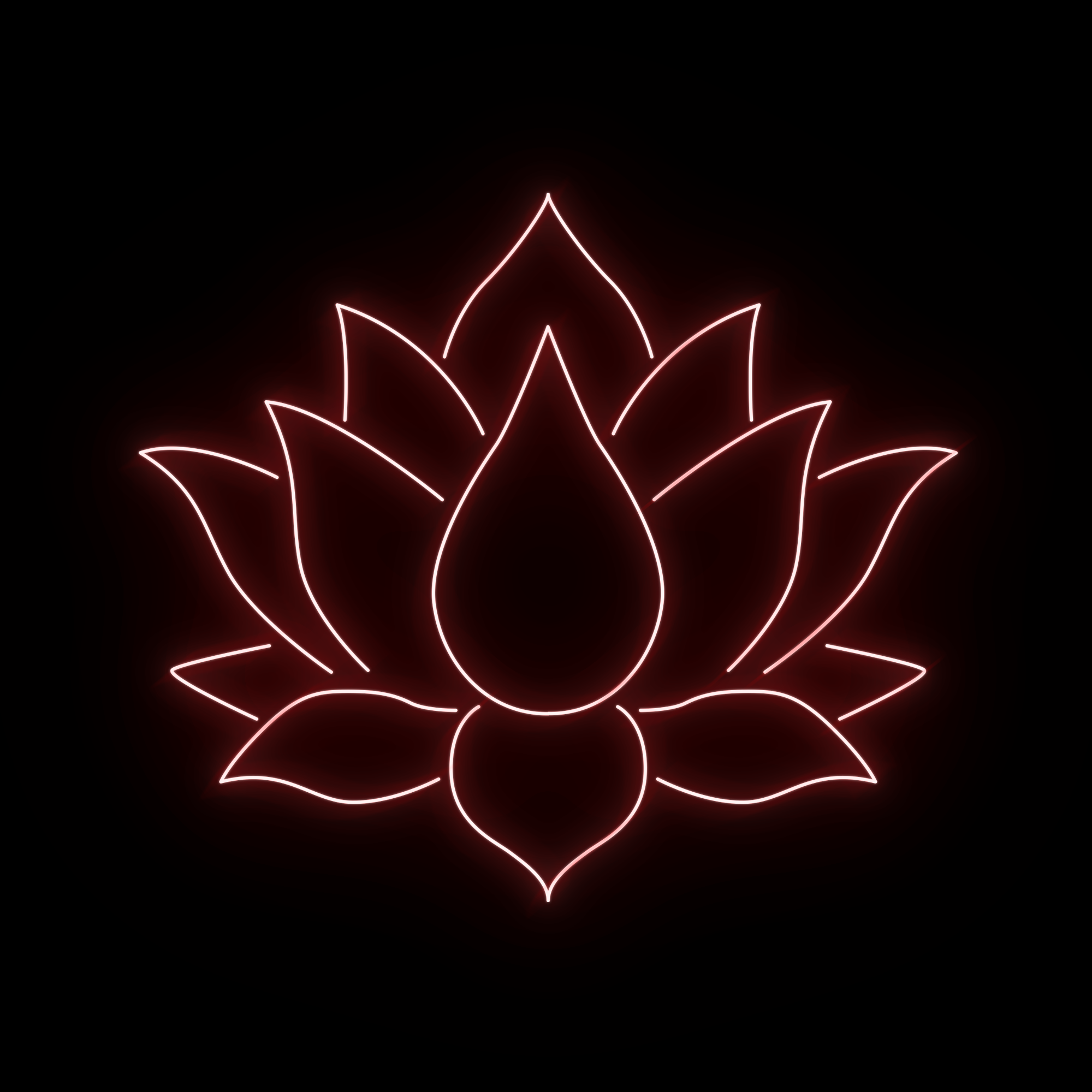 Lotus Yoga Neon Sign