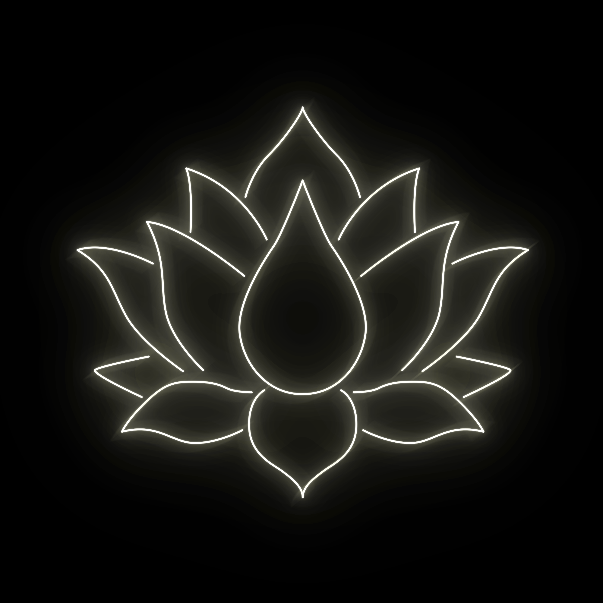 Lotus Yoga Neon Sign