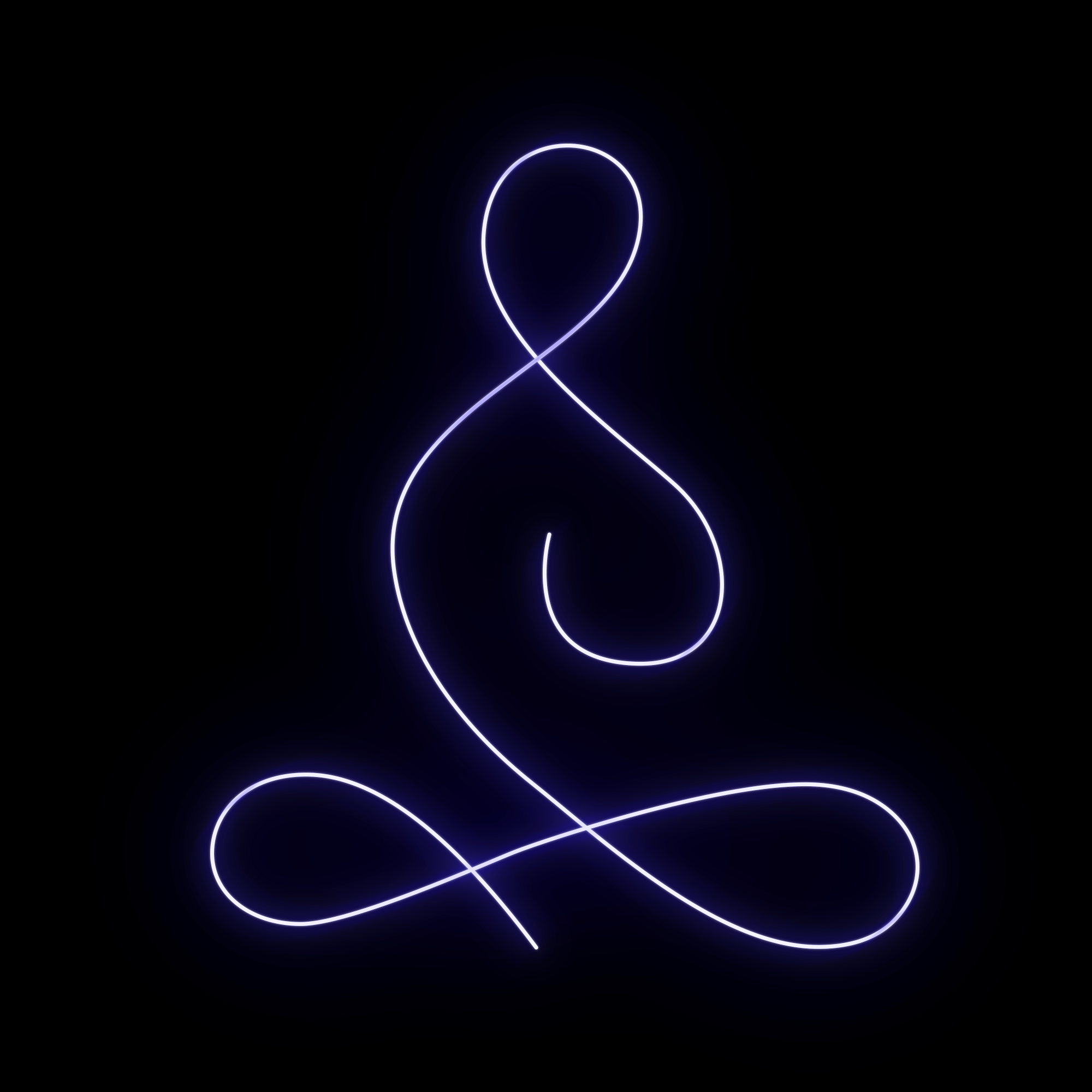 Yoga Meditation Neon Sign