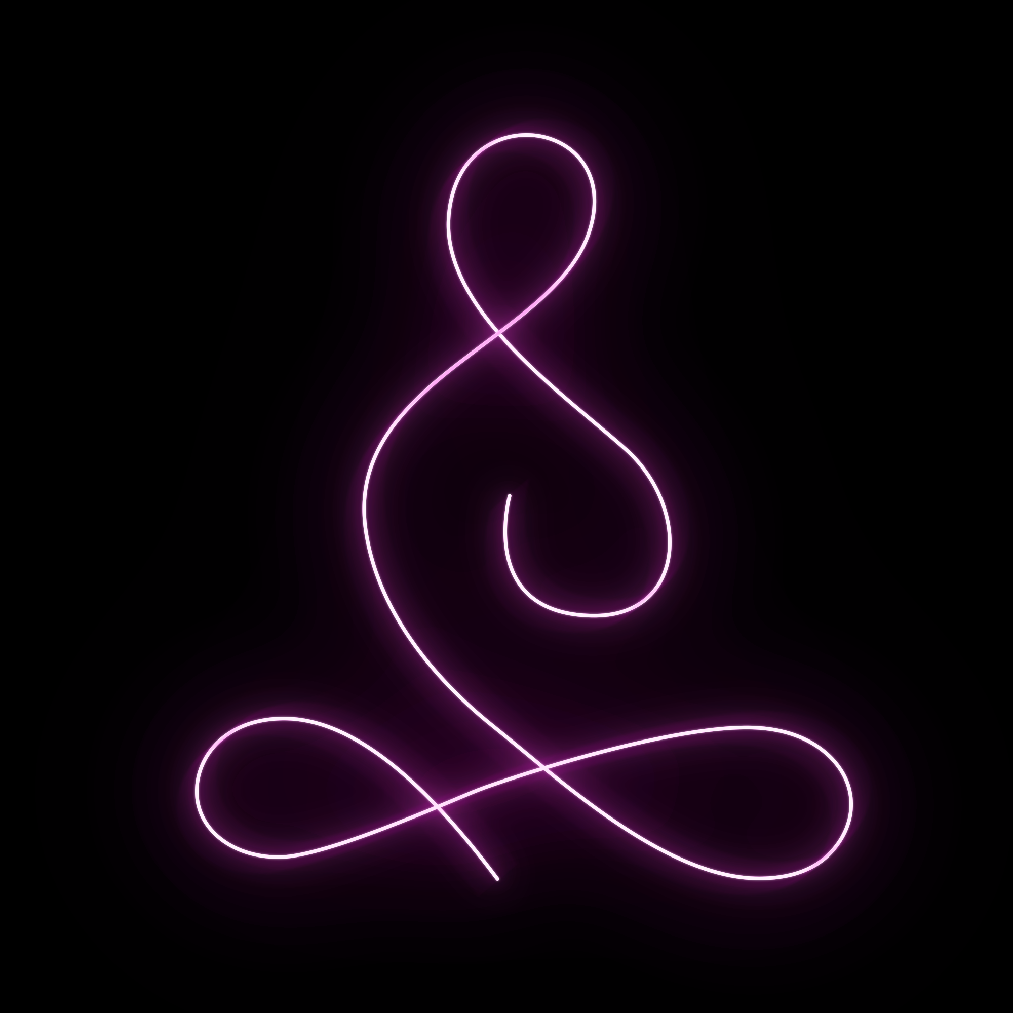 Yoga Meditation Neon Sign