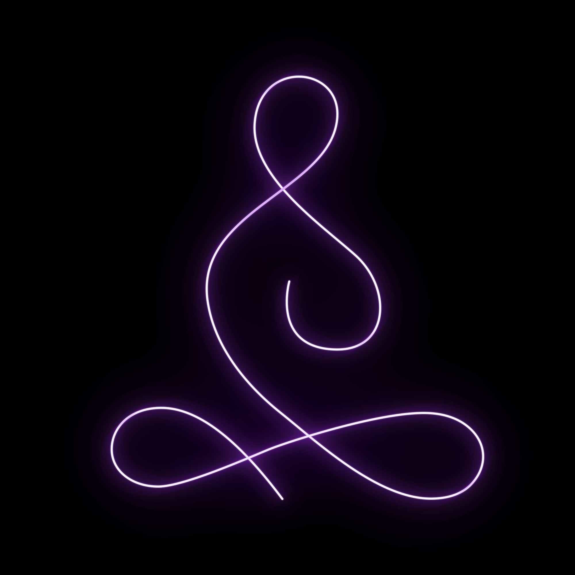 Yoga Meditation Neon Sign