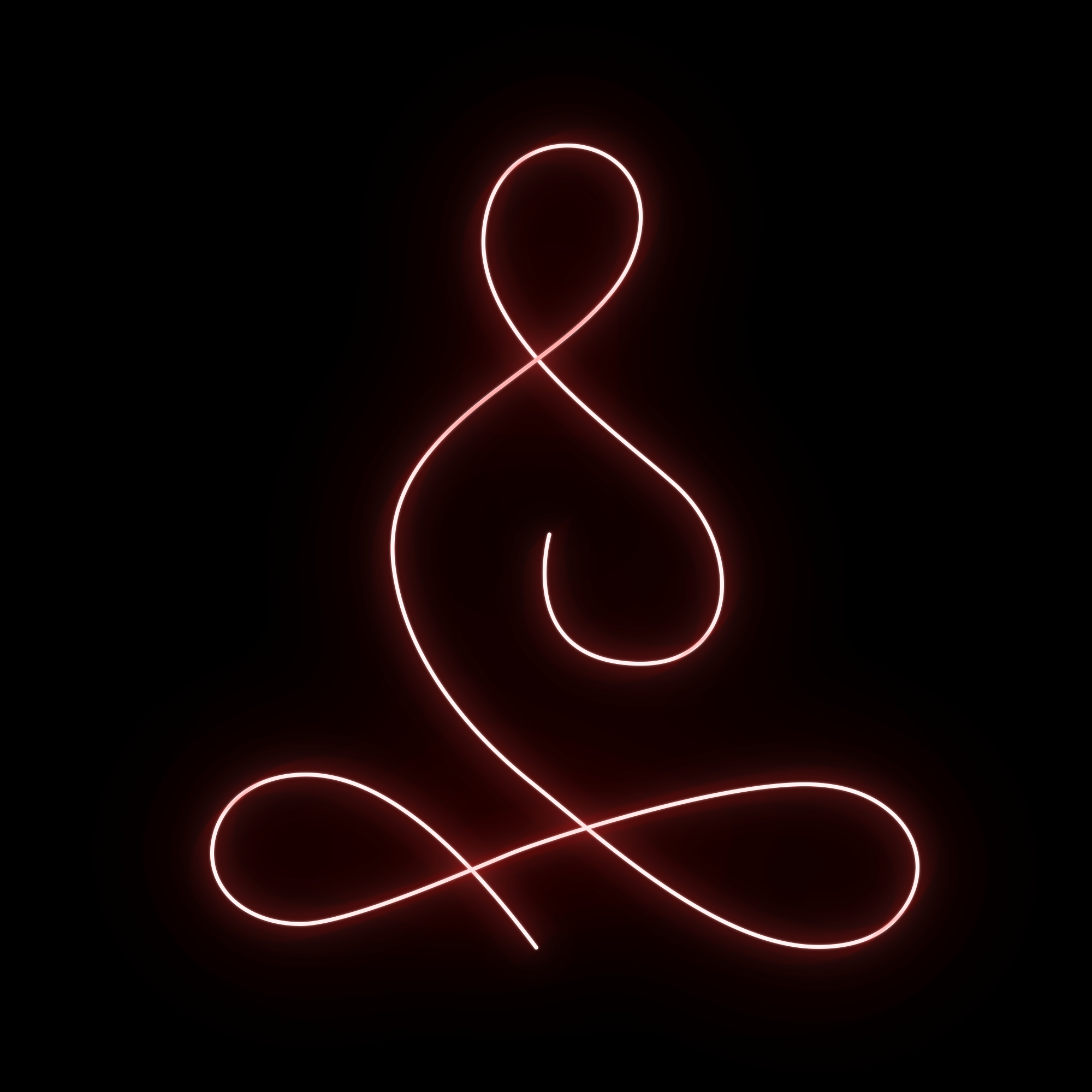 Yoga Meditation Neon Sign