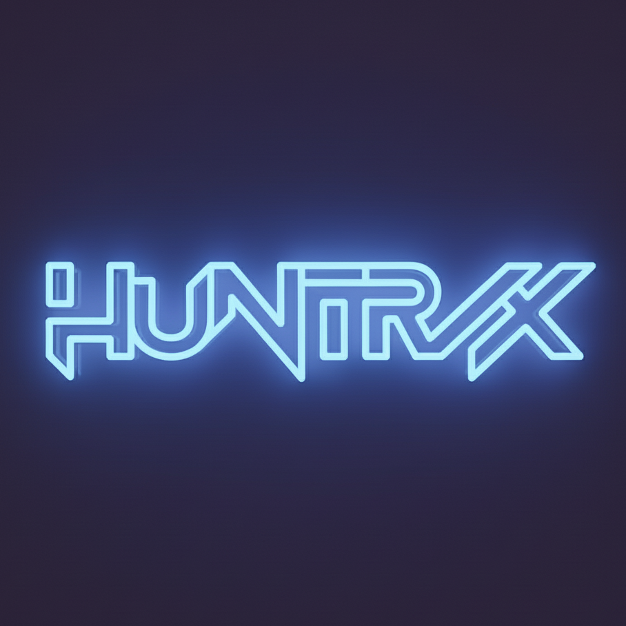 KPop Demon Hunters Huntrix Blue Neon Sign