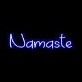 Letrero de neón Namaste