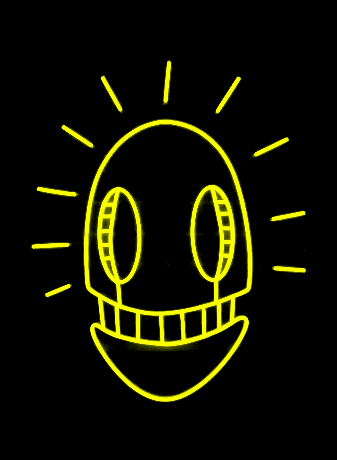 Oibot - Amarillo sobre negro *Edición limitada* (NeonDreams x Oibel1)