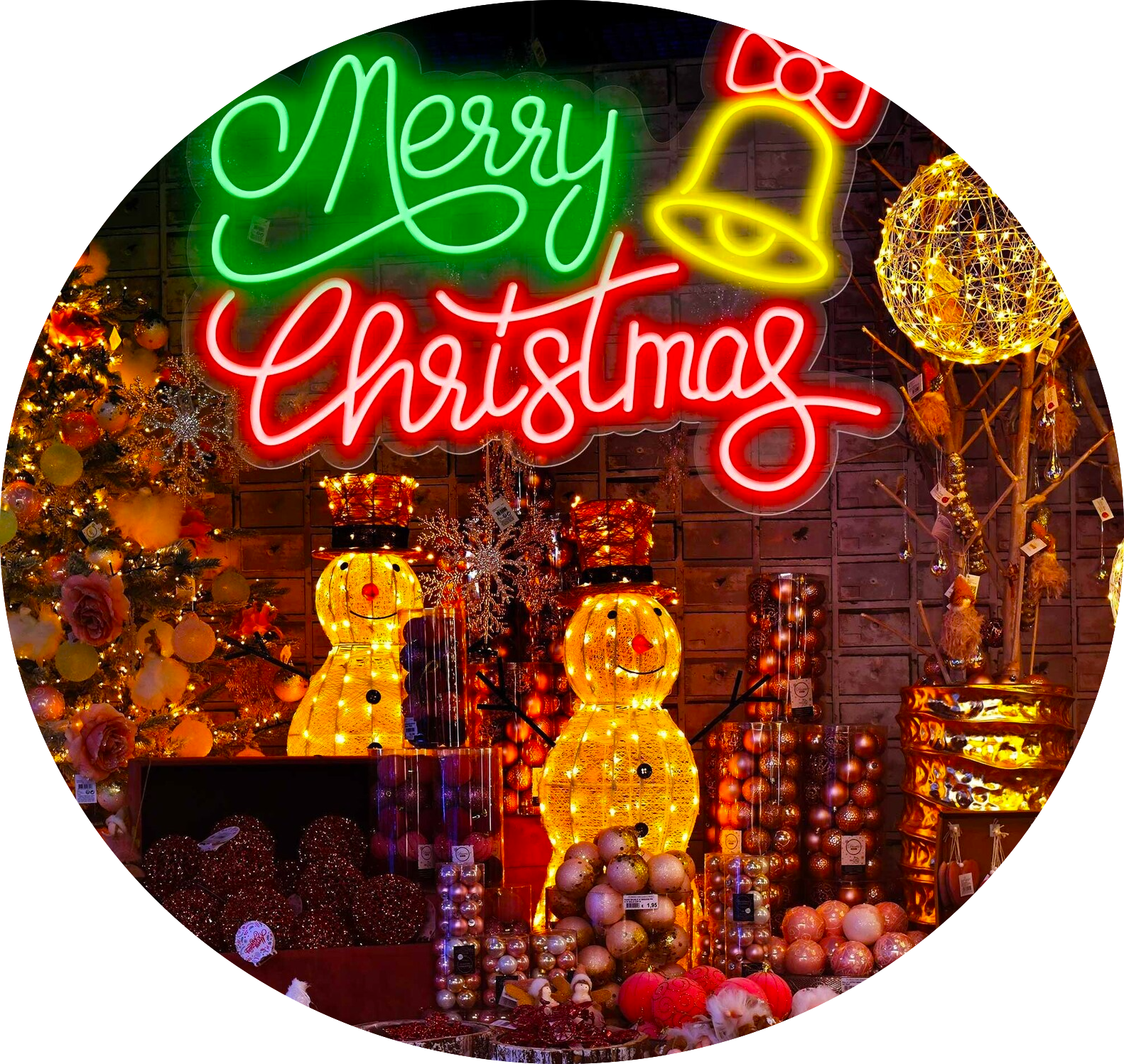Merry Christmas Neon Sign