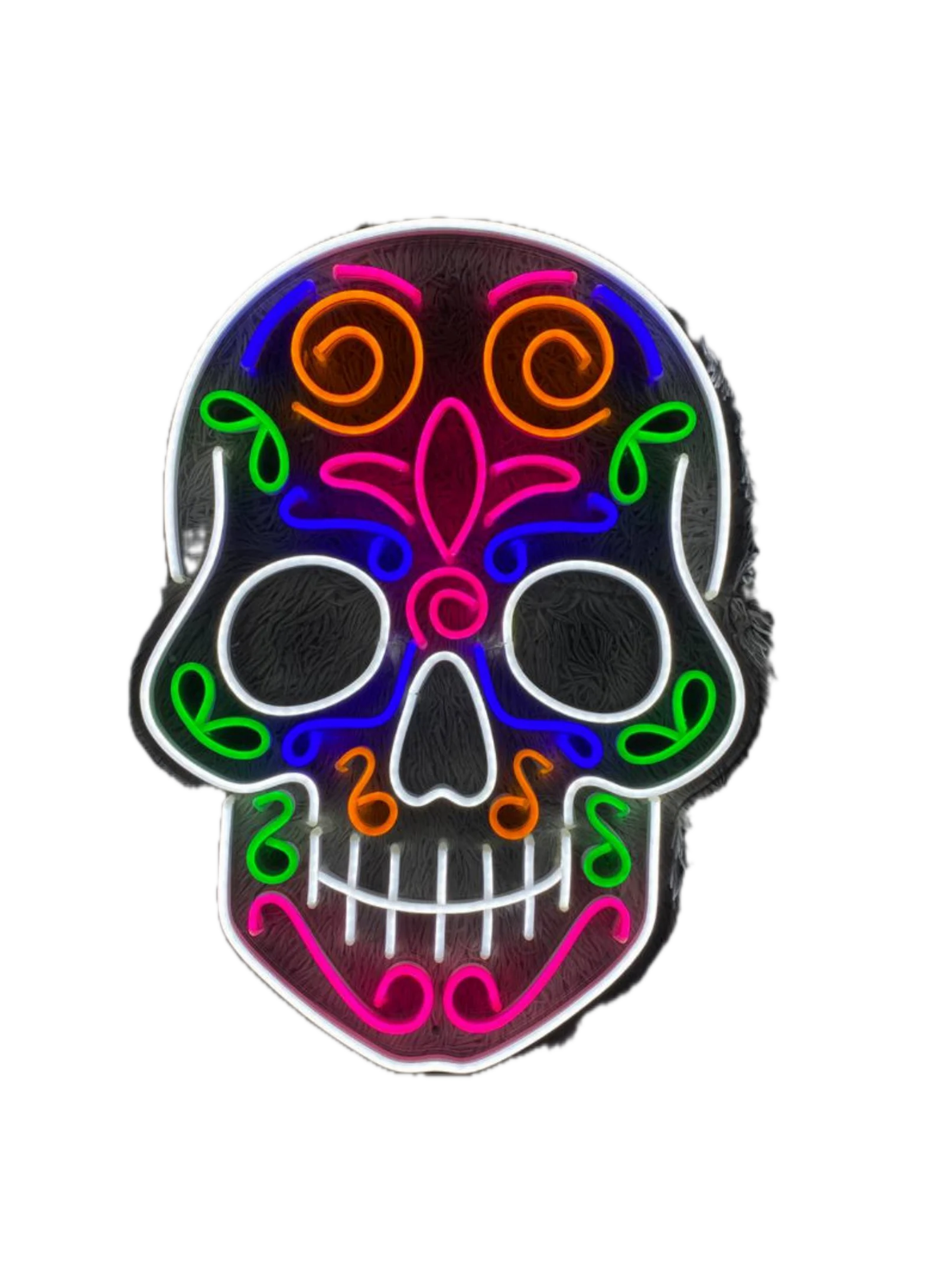 La Catrina Skull Neon Sign
