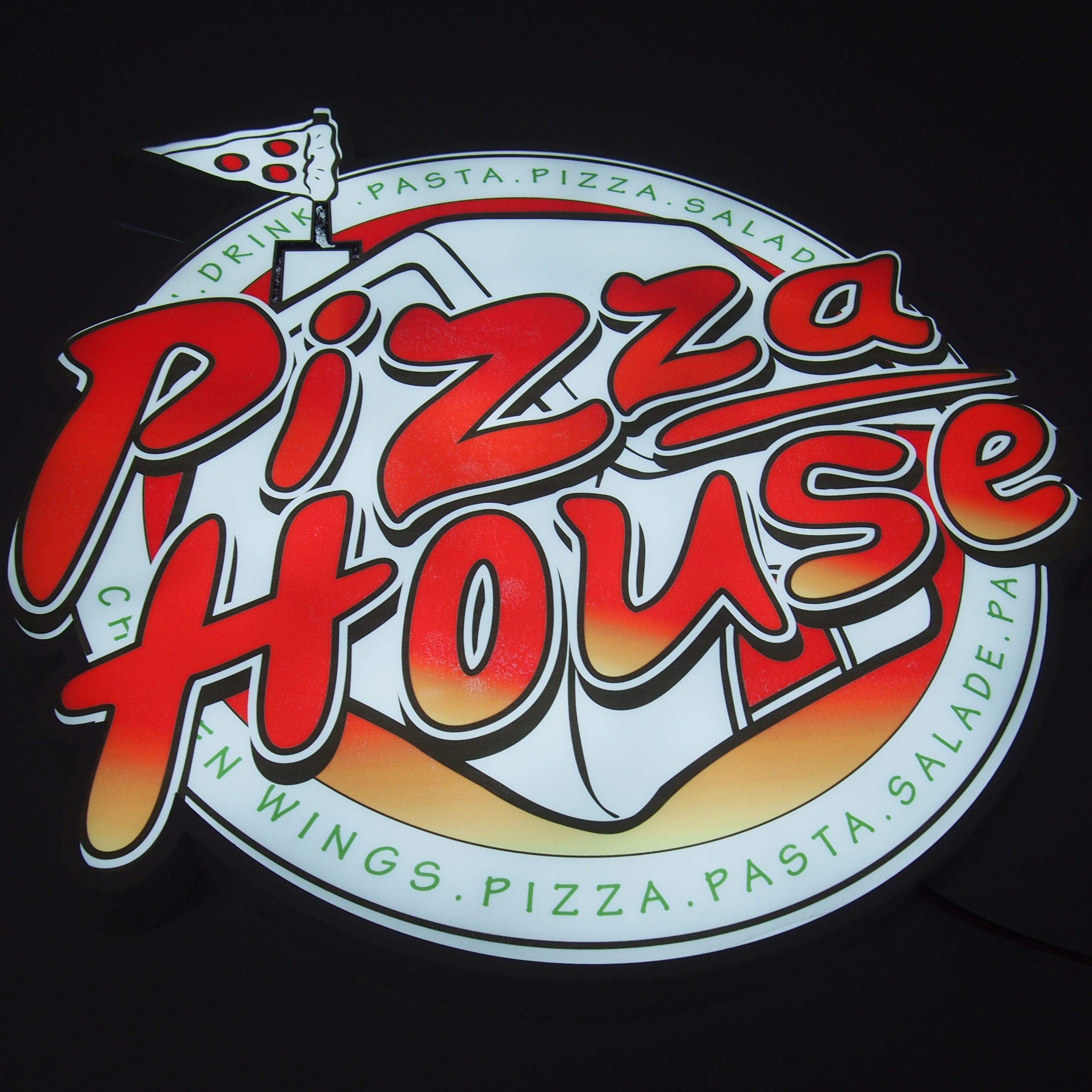 lightbox illuminated sign for business outdoor weatherproof